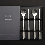 [HAEMO] Korean Heritage Sipjangsaeng Floating Spoon & Chopstick 2 Set – Graceful Elegance & Longevity _ Madein Korea 