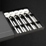 [HAEMO] Ari Matte Spoon & Chopstick 5 Set – Premium Stainless Steel, Simple Yet Elegant Design, Made in Korea
