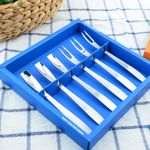[HAEMO] Jangsu Tea Spoon & Tea Fork 6P Set – Unique Design, Premium Stainless Steel Tea Set for Gifting, Made in Korea