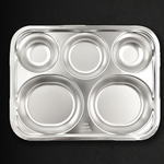 [Haemo] Durable Stainless Steel Suction Plate for Kids – Safe & Healthy Mealtime, Ideal for Daycare Use, Made in Korea