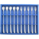 [HAEMO] Happy Winking long Tea Spoon & Fork 10P Set – Cute Character Design, Premium Stainless Steel, Made in Korea