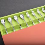 [HAEMO] Miller Middle Teaspoon & Fork 8P Set _ Simple and Elegant Curved Design, Premium Stainless Steel _ Made in Korea