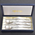 [HAEMO] Miller Hunminjeongeum Spoon & Chopsticks 2-Piece Set (Silk Box) – Elegant Curved Design with Korean Script Accent, Premium Stainless Steel, Made in Korea
