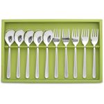[HAEMO] Lavins teaspoon & teafork 10P Set _ Reusable Stainless Steel Korean Chopstix Spoon Tableware Home, Kitchen or Restaurant,Made in korea,