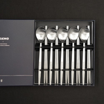 [HAEMO] Royal Pine Spoon Chopsticks 5 Set _ Reusable Stainless Steel, Korean Chopstick, Spoon _ Made in KOREA