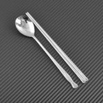 [HAEMO] Living turtle Spoon Chopsticks Set _ Reusable Stainless Steel, Korean Chopstick Spoon _ Made in KOREA