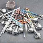 [HAEMO] Iris Spoon Chopsticks _ Reusable Stainless Steel, Korean Chopstick Spoon, Tableware _ Made in KOREA