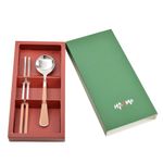 [HAEMO] Bonitto_Orange, Spoon & Chopsticks, 1 Set_ Reusable Stainless Steel, Korean Chopsticks Spoon _ Made in KOREA