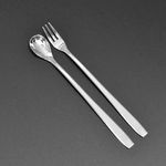 [HAEMO] Miller middle teaspoon & teafork  _ Reusable Stainless Steel Korean Chopstix Spoon Tableware Home, Kitchen or Restaurant,Made in korea,