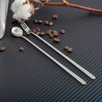 [HAEMO] Golf Long teaspoon & tea fork-Coffee tumbler dessert stainless steel cutlery-Made in Korea