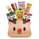Snack24 Baby Deer Korean Snack Gift Set 8P – Sweet Treat Box with Mini Yakgwa, Honey Butter Waffle, Jelly & Chocolate 