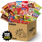 [Wefun] Snack24 King Addictive Delicious Snack Set 19P – Premium Korean Snack Box with 19 Irresistible Favorites