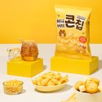 [Wefun] Snack24 Honey Butter Corn Chips 40g × 18-Pack – Premium Large Snack Box with Sweet & Savory Crunch