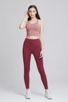 [Ultimate] CLWP9100 Fresh One Mile Leggings Wine, Yoga Pants, Workout Pants For Women _ Made in KOREA