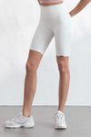 Cielcoco Ultimate CLWP3013 Tension Up Biker Shorts High Gauge Non See Through Activewear _ IVORY _ Made in Korea
