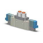 SMC SY5220-5LOZ-C4 valve-ROAS MRO, dbl sol, body pt (dc)