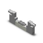 SMC SY5220-5DZ-01 valve-ROAS MRO, dbl sol, body pt, din