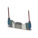 SMC SY3420-5MZ-M5 valve-ROAS MRO, dbl sol, body pt (dc)