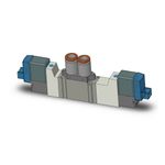 SMC SY3320-5LOZ-C6 valve-ROAS MRO, dbl sol, body pt (dc)