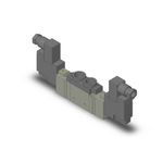 SMC SY7220-4DZ-02 valve-ROAS MRO, dbl sol, body pt, din