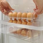 [MVK_International] Easy & Fresh Auto Egg Storage Box_Refrigerator, Tray, Eggs, Storage, Organization, Date_Made in Korea