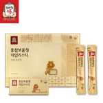 Jung Kwan Jang Red Ginseng Boyunjeong Daily Stick 10mlx30 packets, 6-year-old red ginseng, Reishi mushroom, Sanghwang mushroom, deer antler concentrate, Gift paper bag - Made in KOREA