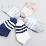 [Gienmall] Toddler Child Socks 5sets Ankle socks-Boys Girls Character Baby Socks-Made in Korea