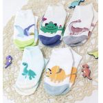 [Gienmall] Toddler Child Socks 5sets Ankle socks-Boys and Girls Simple Basic Character Baby Socks-Made in Korea