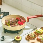 [NEOFLAM] Aluminum Cookware Danish 24cm Fry Pan-Full Induction ceramic-Made in Korea