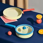 [NEOFLAM] Aluminum Cookware Danish Fry Pan set(20cm Multi Pan, 24cm Fry Pan)-Full Induction ceramic-Made in Korea