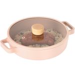 [Neoflam] FIKA OBJET Mini Peach 20cm Shallow Pot _ Stylish and Eco-Friendly Premium Cookware  _Made in Korea