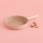 [Neoflam] FIKA OBJET Mini Peach 24cm Frying Pan _ Stylish and Eco-Friendly Premium Cookware  _Made in Korea
