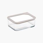 [NEOFLAM] FIKA ONE Glass Modular Airtight Container  Rectangular 1300ml – A Practical and Eco-Friendly Kitchen Essential