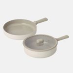 NEOFLAM Chouchou IH Full Induction Frypan 2-Piece Set (24cm Multi Pan + 24cm Frypan) _ Made in Korea