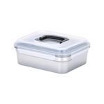 NEOFLAM Q-Stainless 304 Kimchi Storage Container – Airtight Rectangular 4L