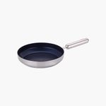 NEOFLAM EDGE Stainless Steel IH Frying Pan 24cm – Blue _ Tri-Ply Stainless Steel Fry Pan with Superior Heat Efficiency 