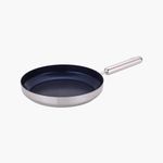 NEOFLAM EDGE Stainless Steel IH Frying Pan 28cm – Blue _ Large Stainless Steel Induction Fry Pan for Family Cooking 