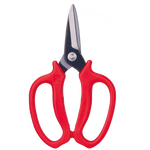 [HWASHIN] Gardening Shears P-350, 170mm, Carbon Tool Steel SK-5, Colored To Prevent Corrosion, Soft Plastic Handle - Made In Korea