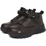 K2 Safety K2-111B (Brown) – Wide Toe Cap Lightweight Safety Shoes with EVA Cushion & Slip-Resistant Outsole