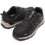 K2 Safety K2-99 (Black) – Lightweight Breathable Air Mesh Safety Shoes with EVA Cushion & Slip-Resistant Outsole