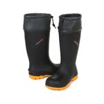 K2 Safety ASB-004-1 (Black) – Calf-Length Oil-Resistant Yording Safety Boots with Drawstring Closure & Lightweight Composite Toe