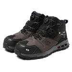 K2 Safety KG-101 (Dark Brown) – GORE-TEX® Cushioned Safety Shoes with Dual BOA® Fit System