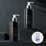 Pogonia Mokkamang Black Hair Shampoo + Treatment 300ml / Natural Gray Hair dyeing Treatment, Moringa oil, Phenolic Acid Extract, Naturally Derived Surfactant - Made in KOREA