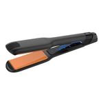 Glampalm Hair Straightener, GP501T_OB Flat Yype Large (Original Black), 3D 360-degree Swivel Cord, 11-Level Temperature Control, Free Voltage, Minimal Hair Damage, LED Display - Made in KOREA