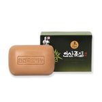 [INSAN BAMBOO SALT] Insan Bamboo Salt Soap 100g – Mineral Cleansing Soap for the Whole Family Made with Traditional 9-Times Roasted Bamboo Salt – Made in Korea