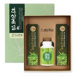 [INSAN BAMBOO SALT] 1 x Roasted Bamboo Salt Powder + Bamboo Salt Toothpaste Gift Set – Premium Alkaline Health Salt & Oral Care