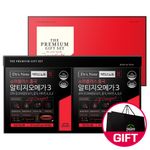 [PALEO] Dr's Note Red Yeast Rice rTG Omega3 Gift Set 60Capsules x 2boxes-EPA DHA, Blood Circulation, Supports Healthy Cholesterol Levels-Made in Korea