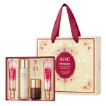 AHC Premier Royal Nourishing Skin Care Set Precious Gift Edition / Eye Cream 40ml*2ea, Royal Nourishing Water 120ml, Royal Nourishing Milk 40ml, massage ball, 10 cotton pads _ Made in Korea