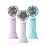 iRiver STORM Cooling Cordless Handy Fan CF-P1, up to 8 hours of use, 3-stage air volume control, rapid instantaneous cooling mode, low-noise BLDC motor, ultra-light 200g