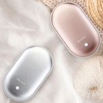 IRIVER Premium Duplex Pocket Heater & 5000mAH Power Bank IPH-5000 – Safe Auto Shut-Off, PCM Protection Circuit, 3-Level Heating, Compact Portable Design